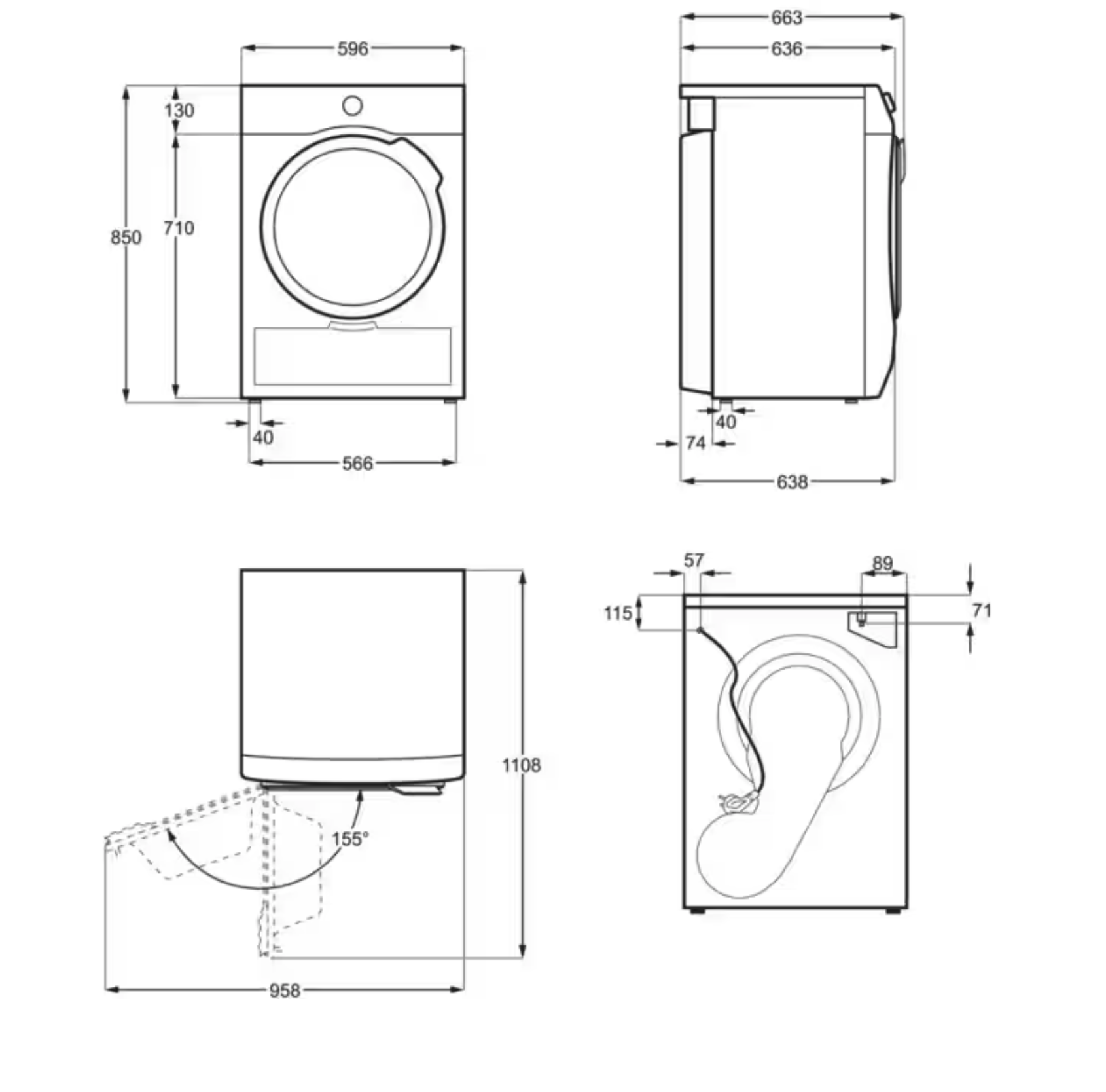 AEG TR78A12B 7000 seche-linge