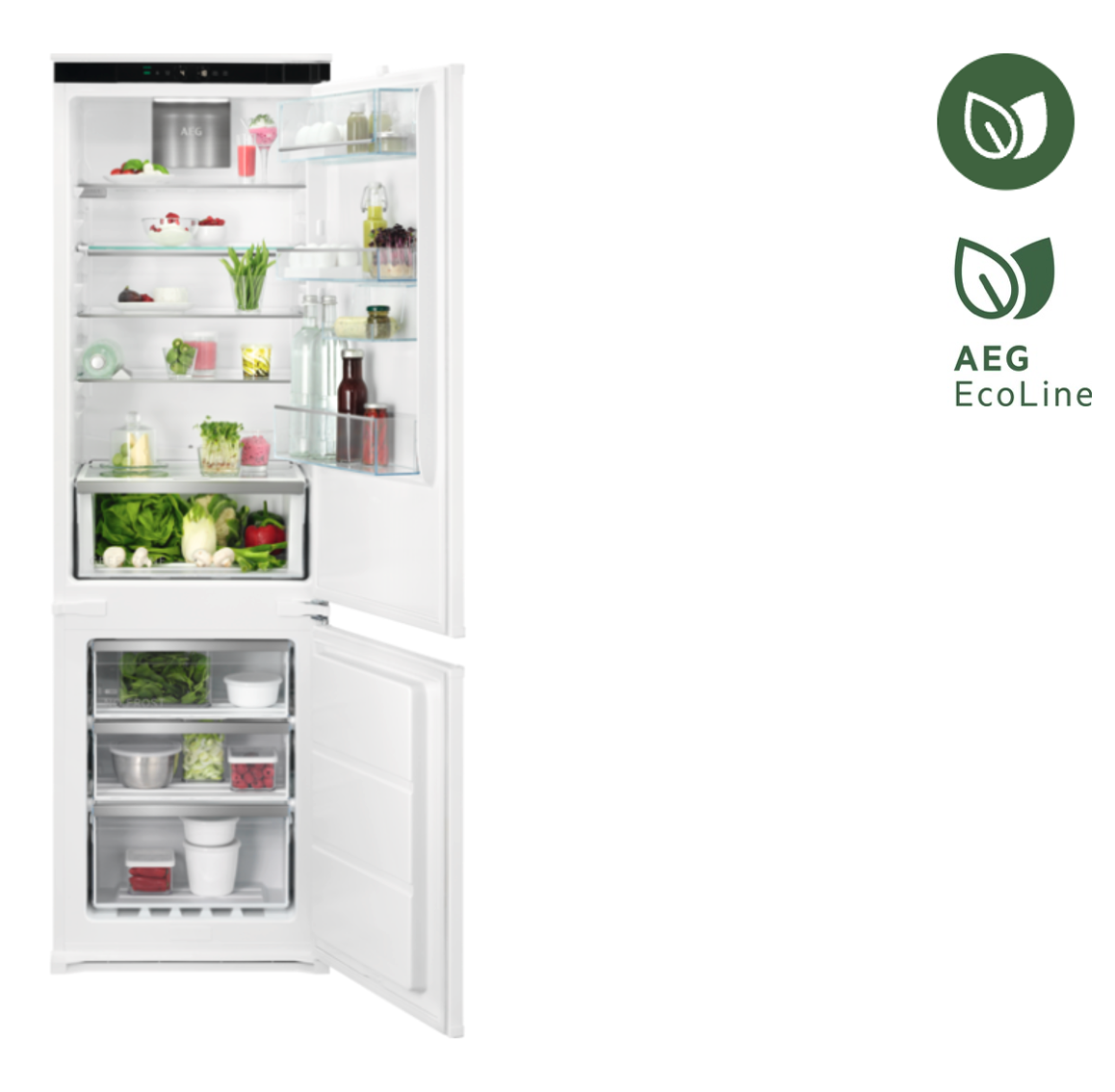 AEG TSC7G181DS 7000 combiné réfrigérateur-congélateur 