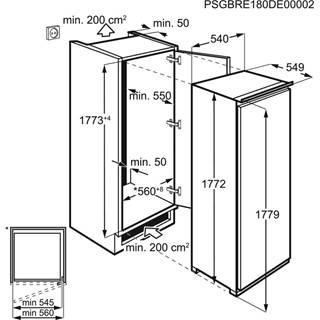 AEG SKE818D1DS 6000 refrigérateur sans surgélateur - 178cm