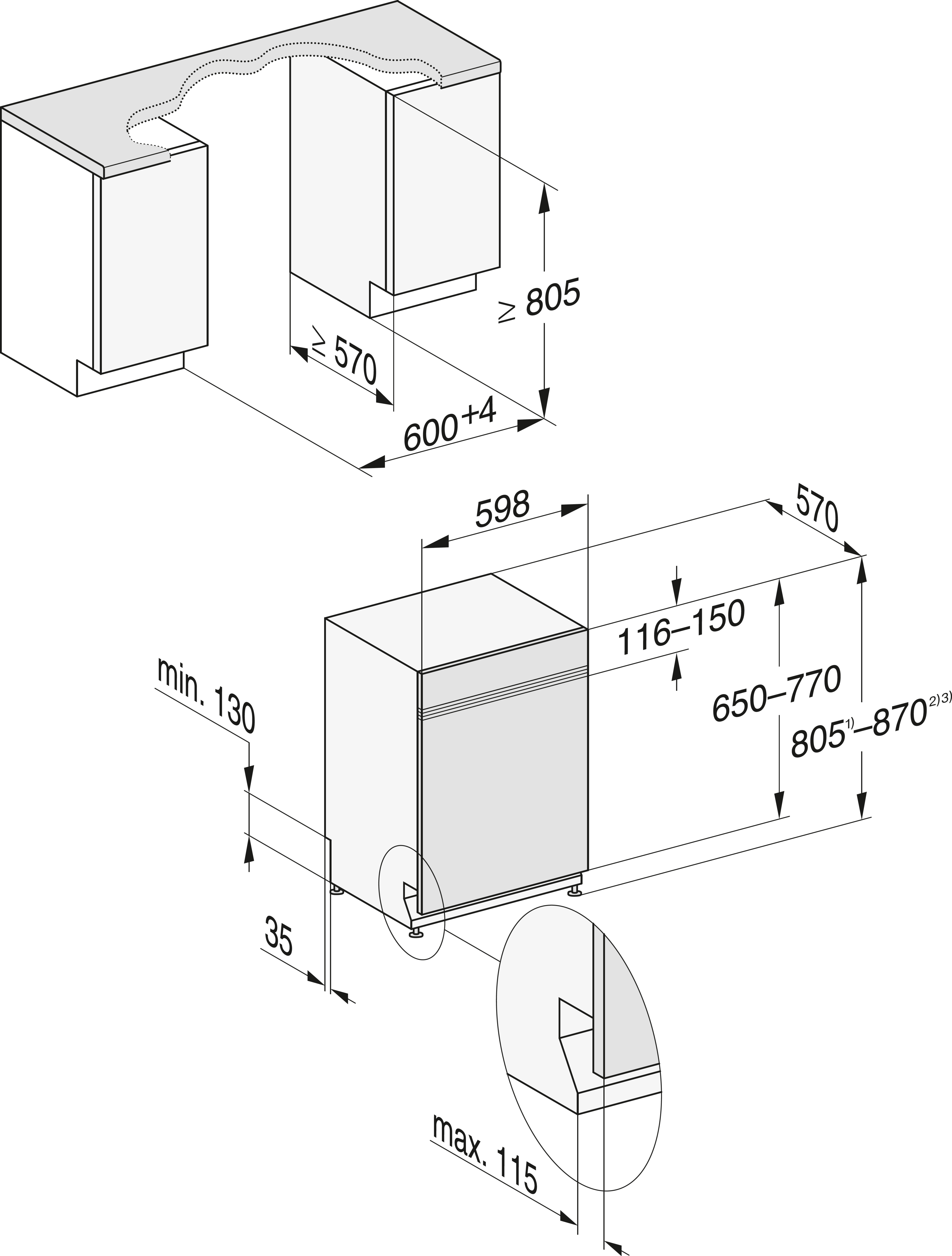 MIELE G5110IBW lave-vaisselle intégrable