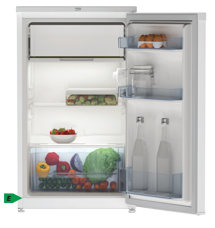 BEKO TS190340N réfrigérateur pose-libre sans congélateur - 82cm