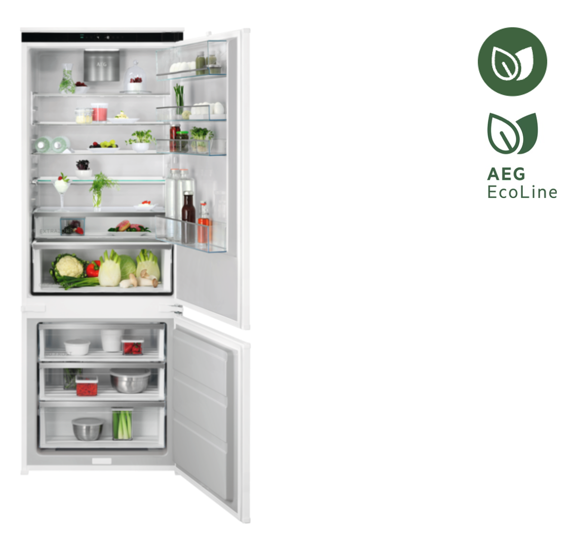 AEG NSC7P751DS 7000 combiné réfrigérateur-congélateur - 190cm