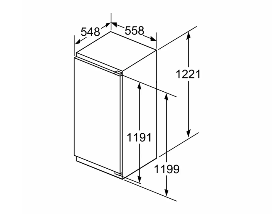 BOSCH KIR41ADD1 SERIE 6 réfrigérateur sans surgélateur - 122cm