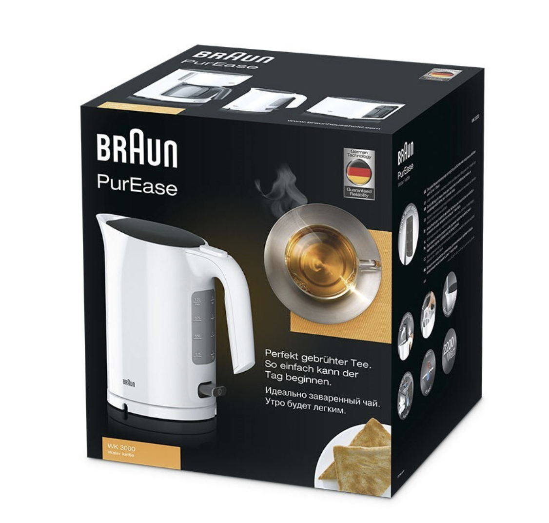 BRAUN (DELONGHI) BHWK3000WH bouilloire