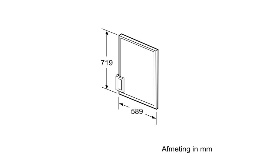 BOSCH KFZ10AX0 panneau de porte