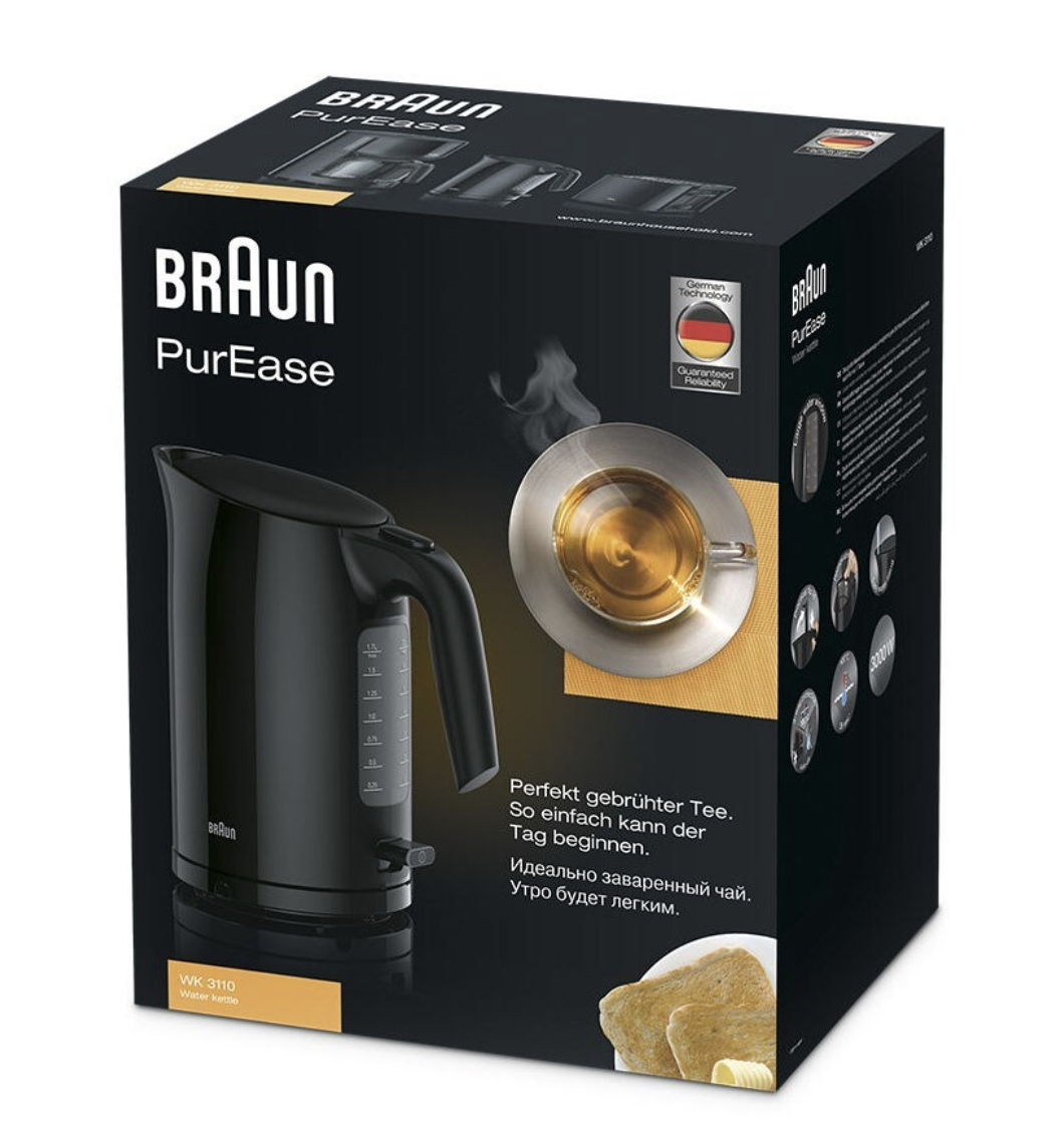 BRAUN (DELONGHI) BHWK3110BK bouilloire